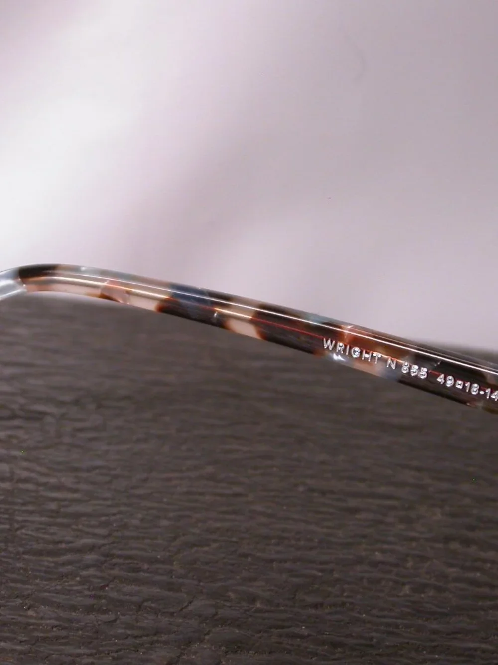 Warby Parker Wright Blue Fleck Clear Tortoise Eyeglasses Frames